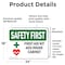 Signmission First Aid Kit AED Inside Cabinet With Symbol, 24 in W x Rectangle, Vinyl Decal OS-2PACK-SF-D-1824-L-10622 - alternate 5